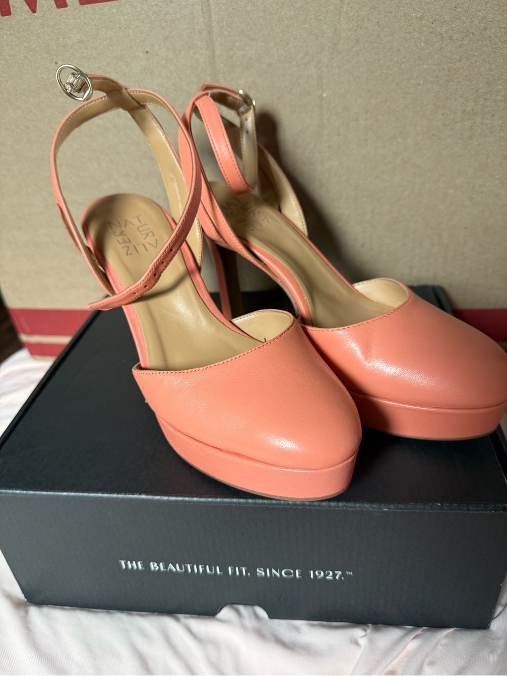 Anne Klein Coral Platform Slingback Pumps
